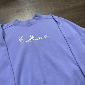 vintage diadora skiing crewneck sweatshirt 90s M